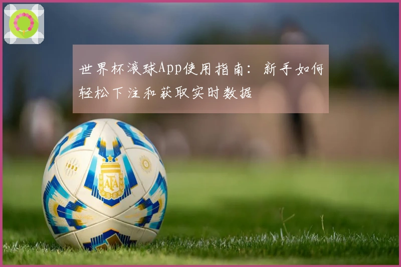 世界杯滚球App使用指南：新手如何轻松下注和获取实时数据